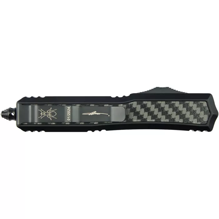 Ніж Microtech Makora Double Edge Black Blade Signature Series 