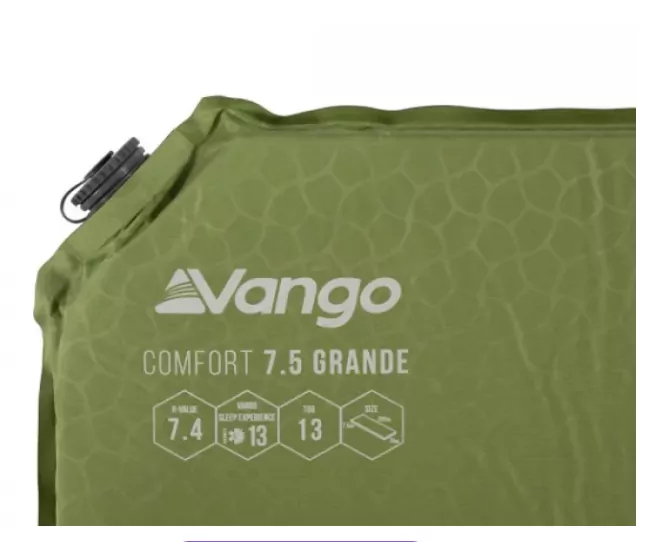Килимок самонадувний Vango Comfort 7.5 Single Herbal (SMQCOMFORH09A12) 