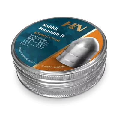 Кулі пневматичні H&N Rabbit Magnum II, 200 шт/уп 1,00 г 4,5 мм (14530155)