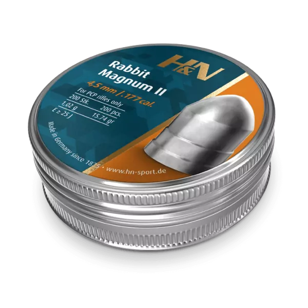 Кулі пневматичні H&N Rabbit Magnum II, 200 шт/уп 1,00 г 4,5 мм (14530155) 