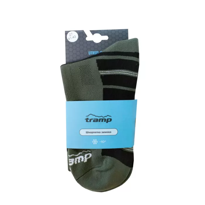 Зимові шкарпетки Tramp UTRUS-003-olive, 41/43 
