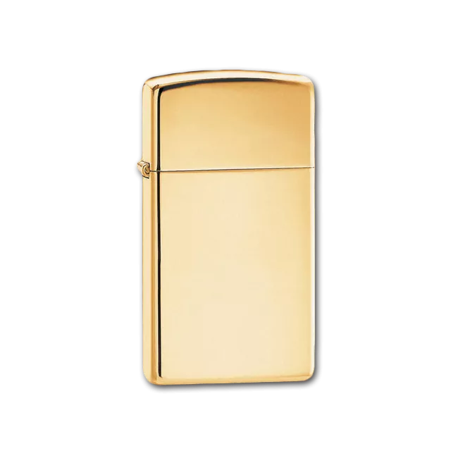 Запальничка Zippo SLIM HIGH POLISH BRASS 1654B 
