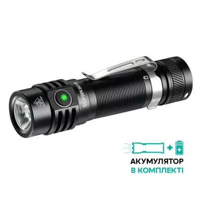 Ліхтар Sofirn SС18 SST40 18650, чорний 