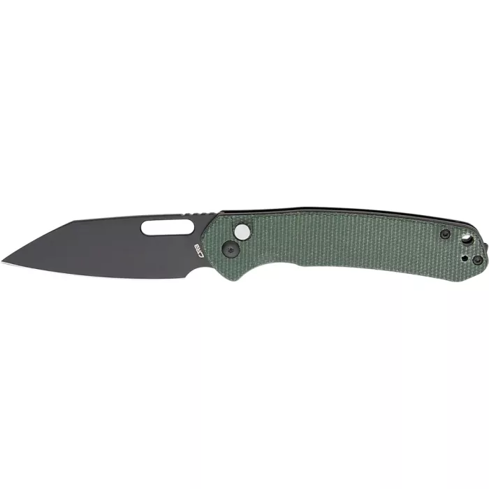 Ніж CJRB Pyrite Wharncliffe BB Micarta, AR-RPM9 Steel green 