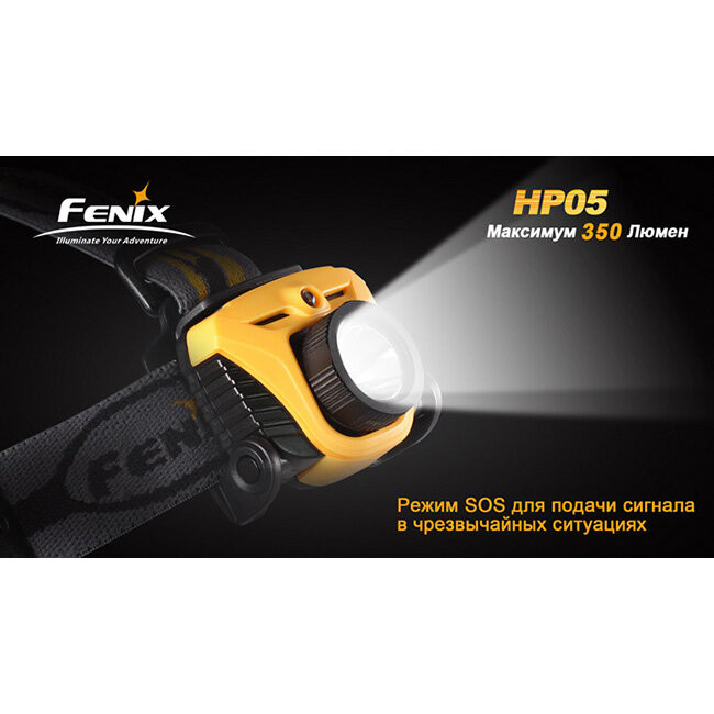 Ліхтар Fenix HP05 XP-G (R5), жовтий 