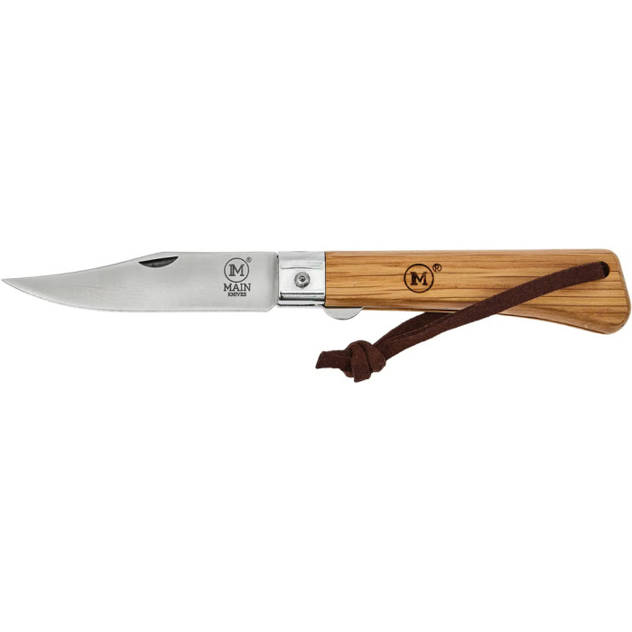 Ніж Main Knives Workers line Clip Point Oak Wood 