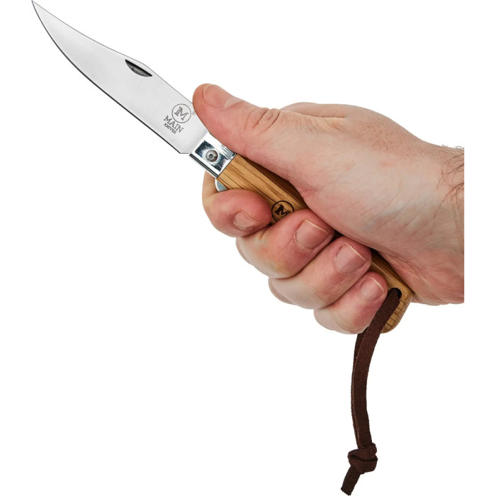 Ніж Main Knives Workers line Clip Point Oak Wood 