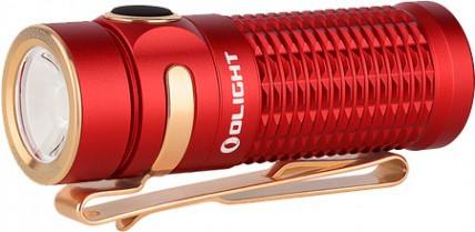 Ліхтар Olight Baton 3 Premium Red із зарядною станцією 