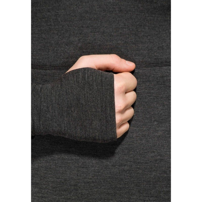 Худі чоловіче Aclima WarmWool Hood Sweater Man Marengo/Black, L 