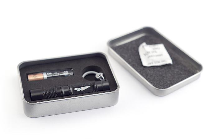 Ліхтар-наключник Луч X1 лімітована серія, чорний, XP-G2 nw 