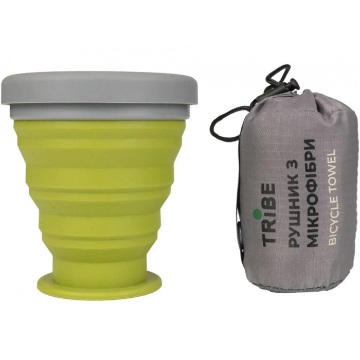 Рушник з мікрофібри Tribe Bicycle Towel 40х80 см T-LC-0005-S, olive 