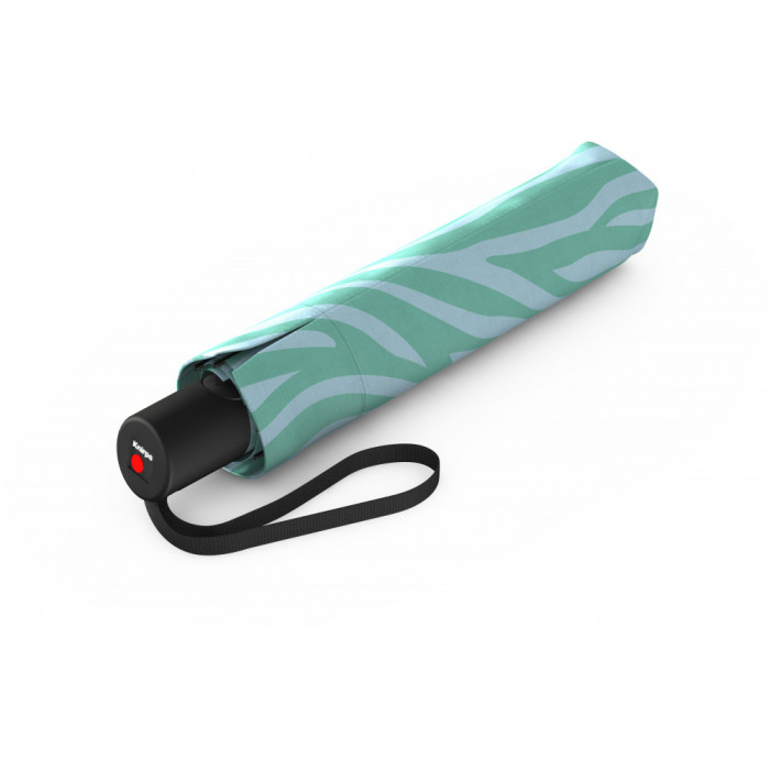 Парасоля Knirps A.200 Zebra Mint Авто / Складана / 8спиць / D98x28см 