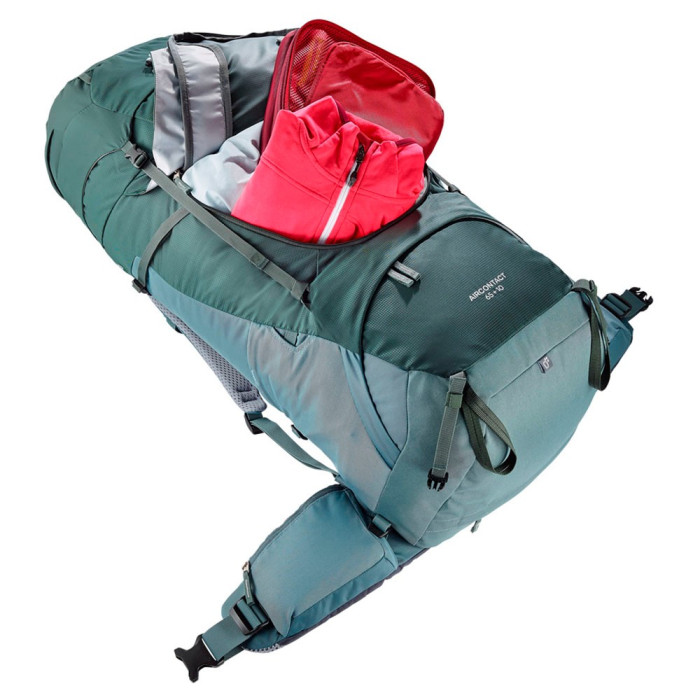 Рюкзак Deuter Aircontact 65 + 10 2267 ivy-teal 