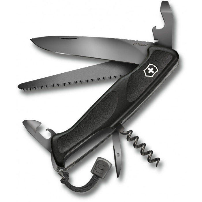 Складаний ніж Victorinox RANGERGRIP 55 Onyx Black 0.9563.C31P 