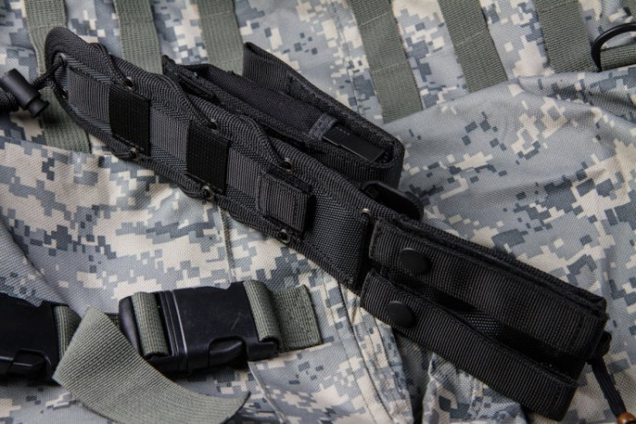 Ніж Kizlyar Supreme Trident кратон чорний, сталь D2, чорні піхви 