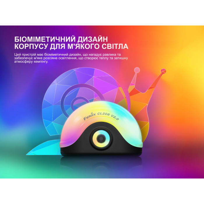 Ліхтар кемпінговий Fenix CL20R Pro, зелений 