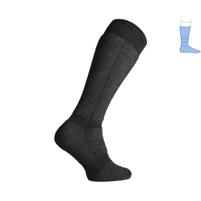 Термо шкарпетки захисні зимові Protector LongWinter чорні M 41-43 