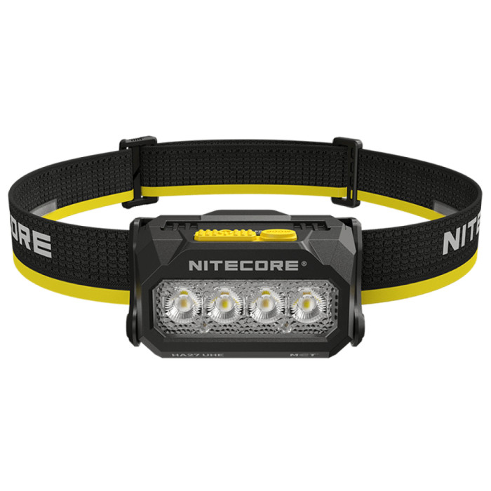 Налобний ліхтар Nitecore HA27 UHE MCT (800 люмен, 10 режимів, 3x AAA, 1xHLB1500, USB-C) 