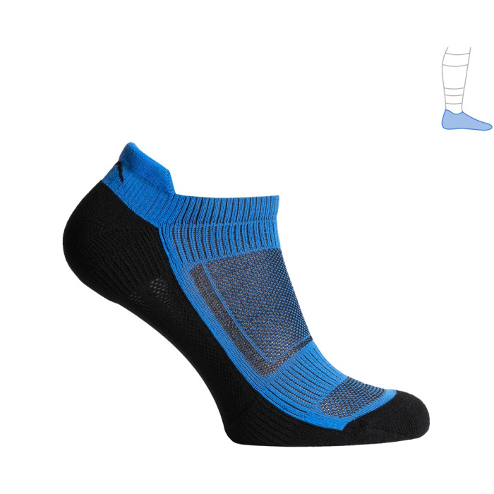 Функціональні шкарпетки захисні літні Protector LowDry чорно-сині M 40-43 