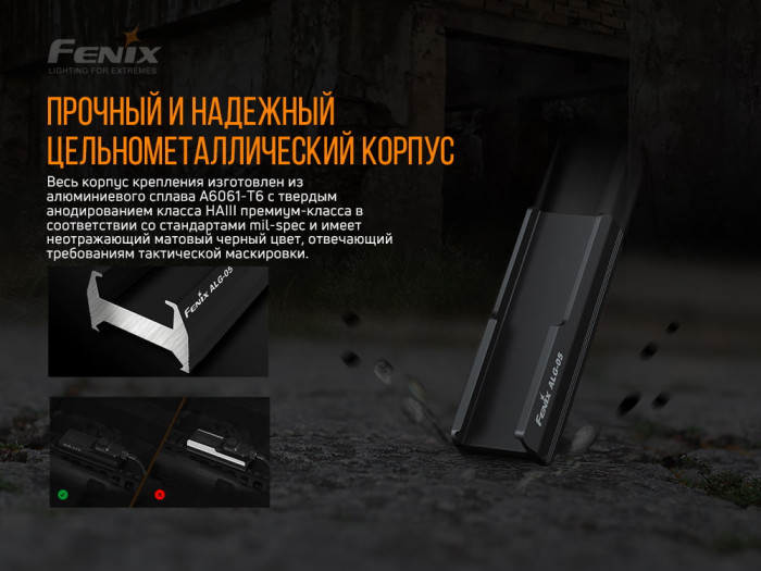 Кріплення для тактичної кнопки Fenix ALG-05 
