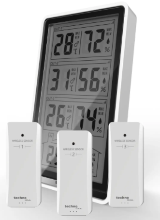 Термогігрометр Technoline WS7060 - чорний 