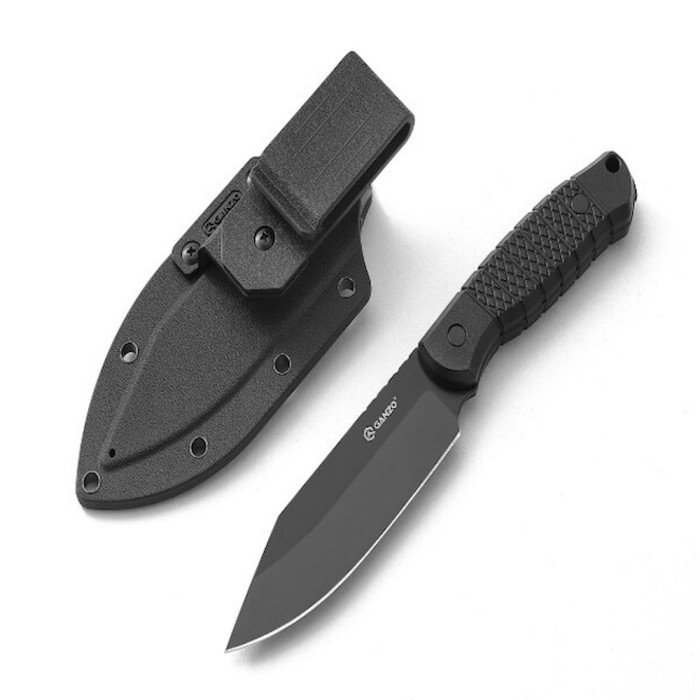 Фіксований ніж Ganzo G808B-BK з чохлом 