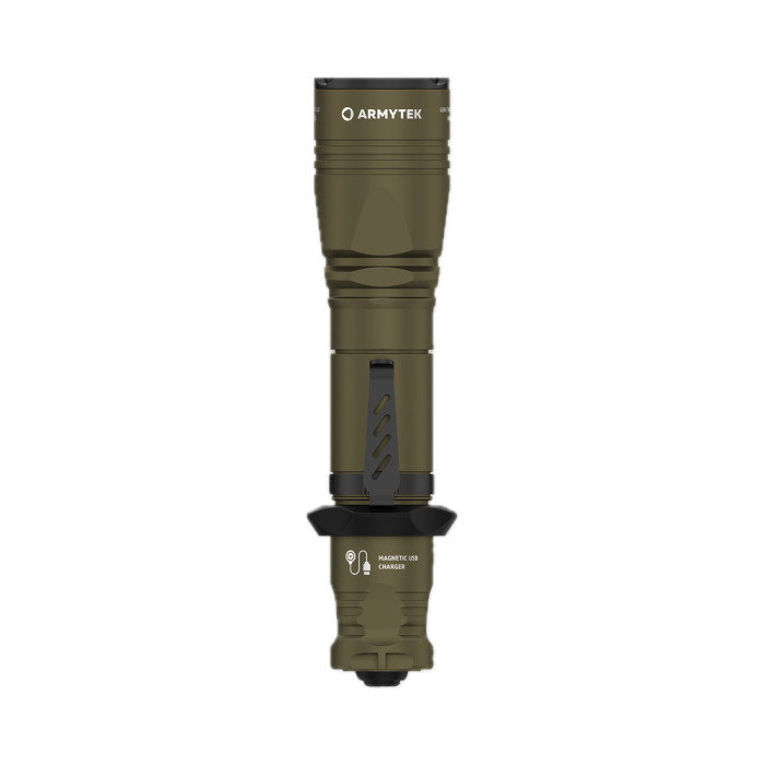 Ліхтар Armytek Dobermann Pro Olive v3.5 Magnet USB White (холодне світло) 
