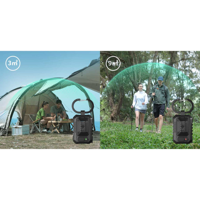 Портативний фумігатор кемпінговий Flextail Light Repel, зелений 