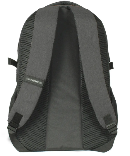 Рюкзак міський Swissbrand Kolding 27 Dark Grey (SWB_Q219BLKOL803U) 