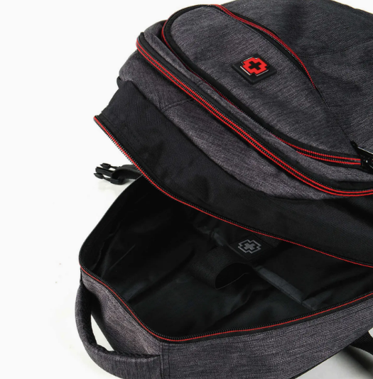 Рюкзак міський Swissbrand Kolding 27 Dark Grey (SWB_Q219BLKOL803U) 