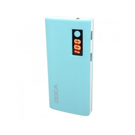 Power Bank DOCA D566II з LED дисплеєм, 13000 mAh (синій) 