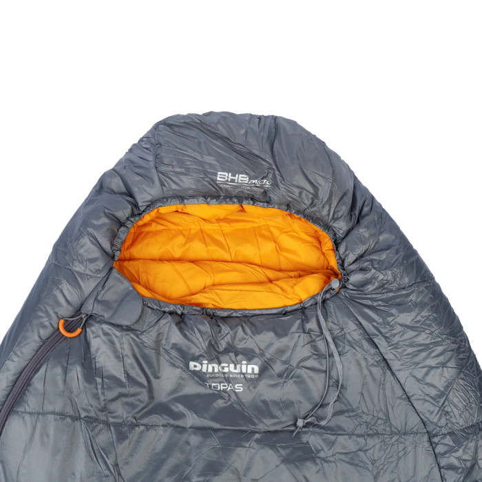 Спальний мішок Pinguin Topas (-1/-7°C), 175 см - Right Zip, Grey (PNG 231885) 2020 