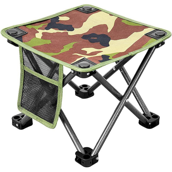 Складаний стілець KingCamp MINI FOLDING STOOL (KC1903) CAMOUFLAGEGREEN 