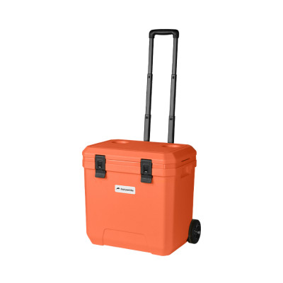 Туристичний холодильник на колесах Naturehike Whales PRO-PU CNK2650CF012, 36 л, помаранчево-червоний