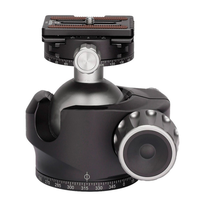 Головка штативна Leofoto LH-55R+NP-60 шарова с затискачем ARCA. Шар: 55 мм 