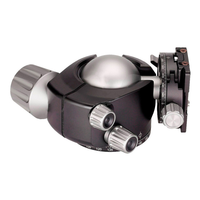 Головка штативна Leofoto LH-55R+NP-60 шарова с затискачем ARCA. Шар: 55 мм 