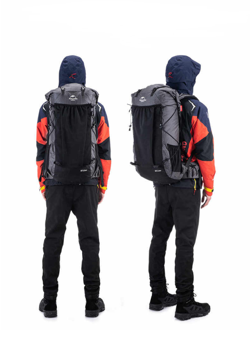 Рюкзак трекінговий Naturehike 60 л Rock Series NH19BP095 чорний 