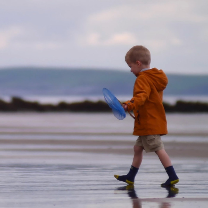 Водонепроникні шкарпетки дитячі DexShell Ultra Thin Children Socks, Синій /Жовтий, S 