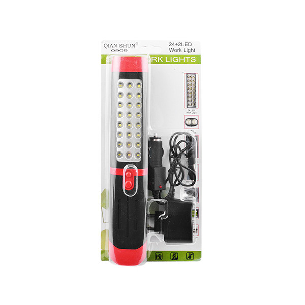 Кемпінговий ліхтар Police 12V 0909, 24+2LED, сон. акумулятор, магніт. 