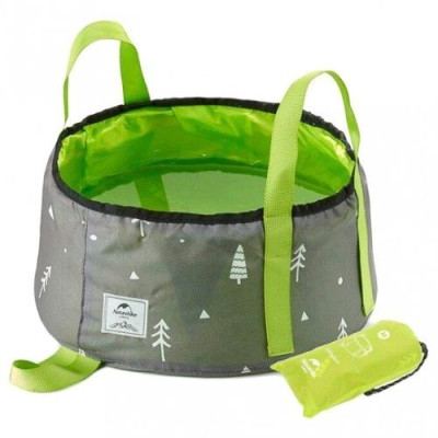 Відро складане Naturehike Folding Washbasin S 10л (NH18L010-P1), сірий