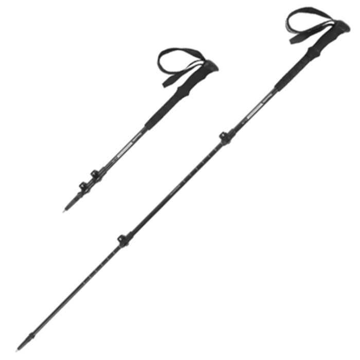 Трекінгова палиця Naturehike NH17D017-D, 56-120 см, сіра 