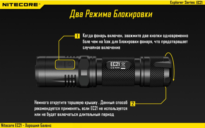 Ліхтар Nitecore EC21 