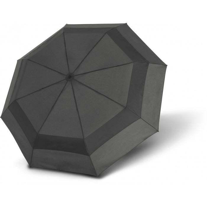 Парасоля Knirps A.405 Dark Grey Авто / Складана / 8спиць / D126x38см 