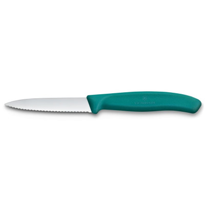 Ніж для овочів Victorinox Swiss Classic 8см хвил зел 6.7634.C1