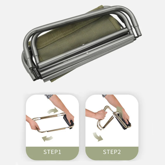 Стілець складаний Naturehike Easy Wild NH17Z012-L, зелений 