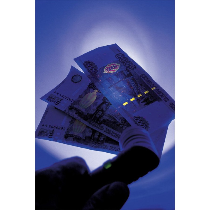 Ліхтар Яскравий Промінь PERISCOPE UV, чорний, Nichia 