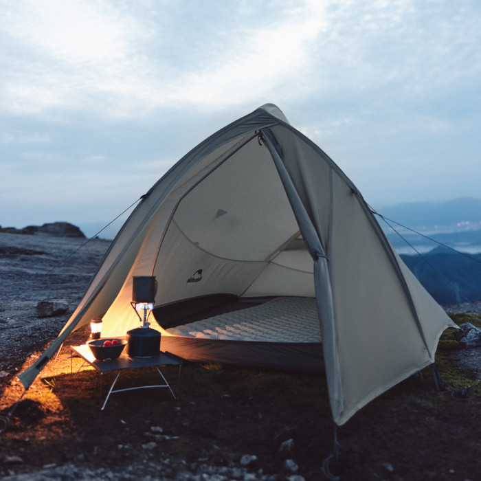 Намет надлегкий одномісний Naturehike Cloud Up Base 1 Tent Pro CNK2350WS020, пісочний 