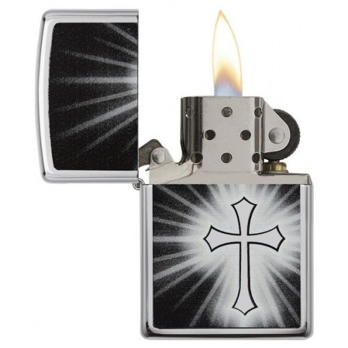 Запальничка Zippo 250 Reflective Cross 29074 