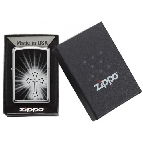 Запальничка Zippo 250 Reflective Cross 29074 