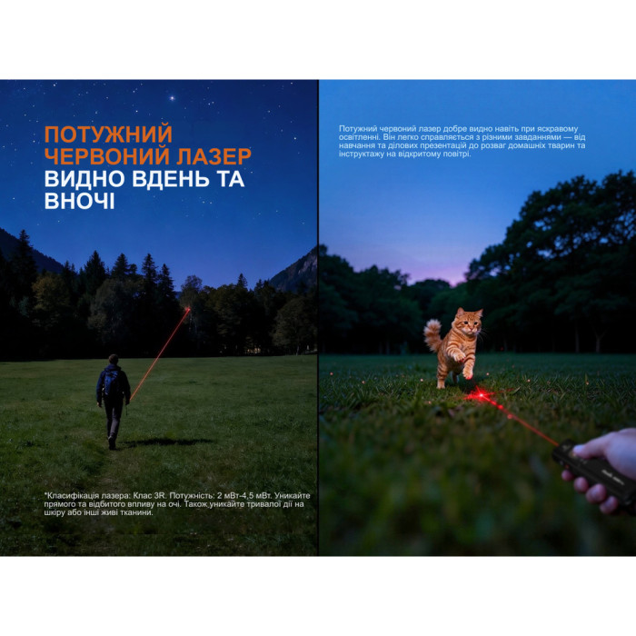 Ліхтар наключний Fenix E06R PRO, чорний 